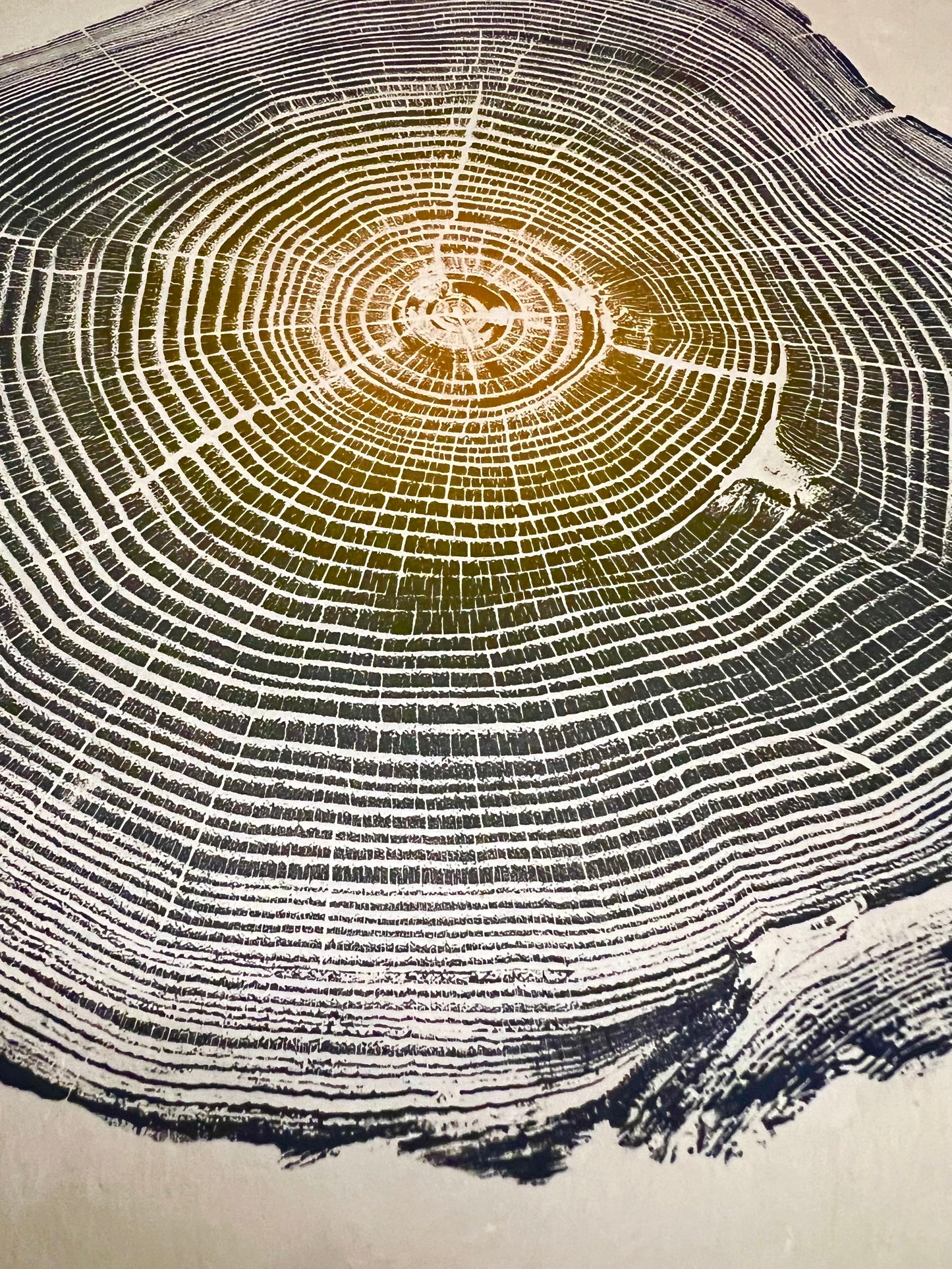 Locust # 9 Tree Print