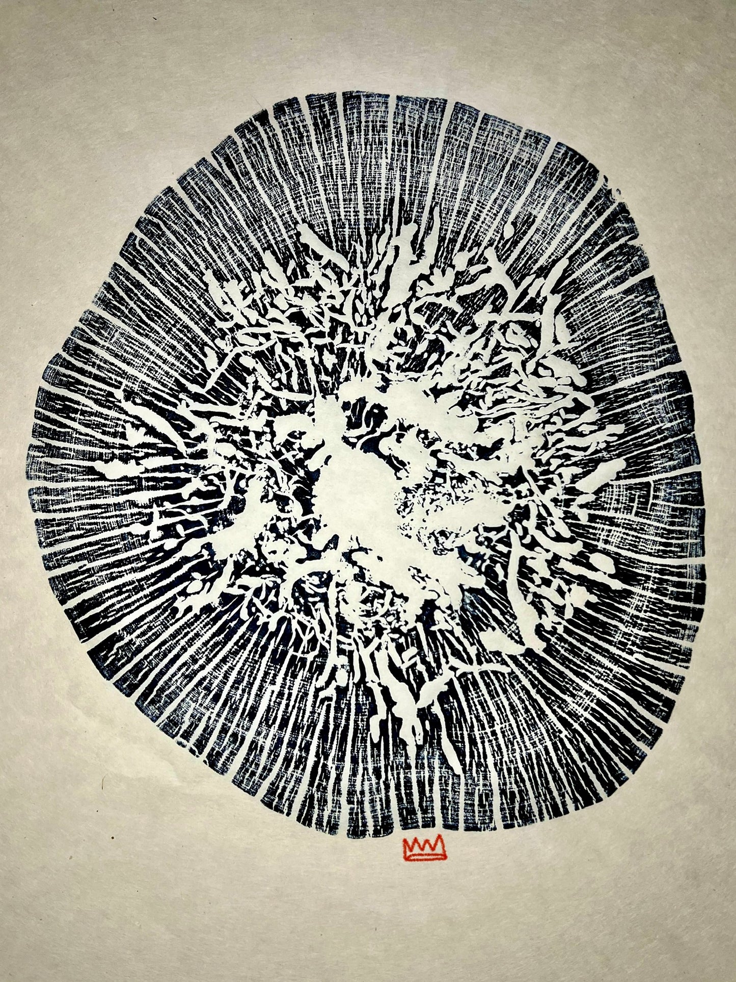 Red Maple x Carpenter Ant Tree Print