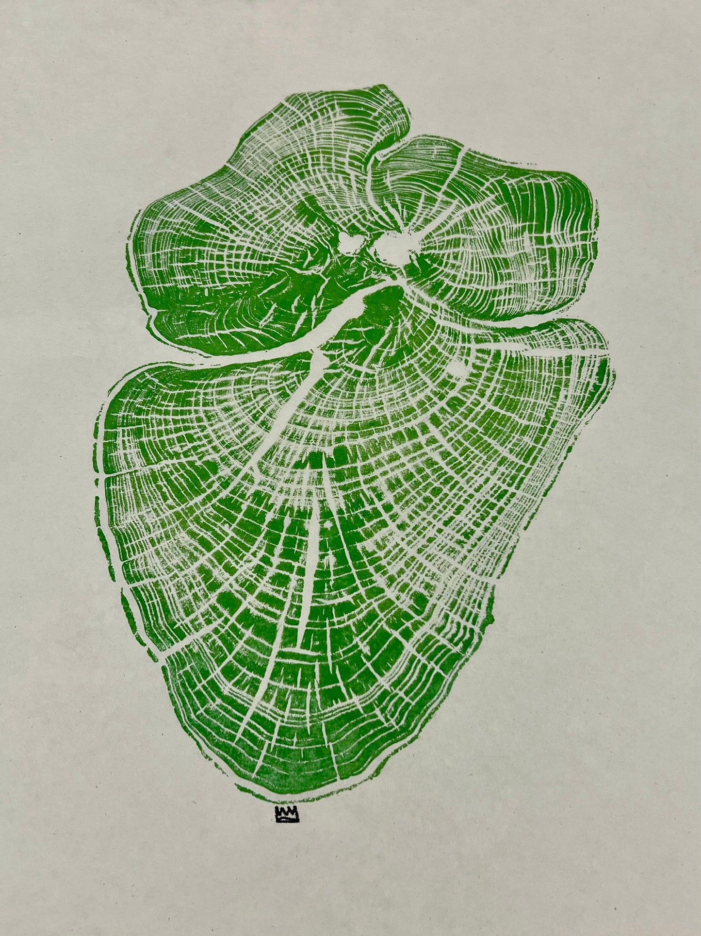Hackberry Heart Tree Print