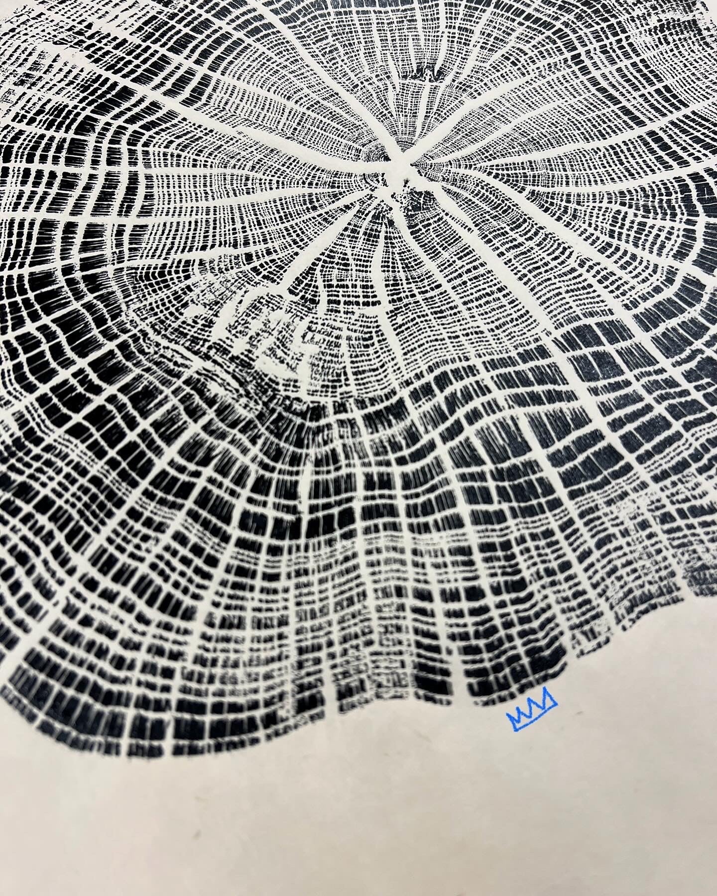 Decayed Oak Tree Print
