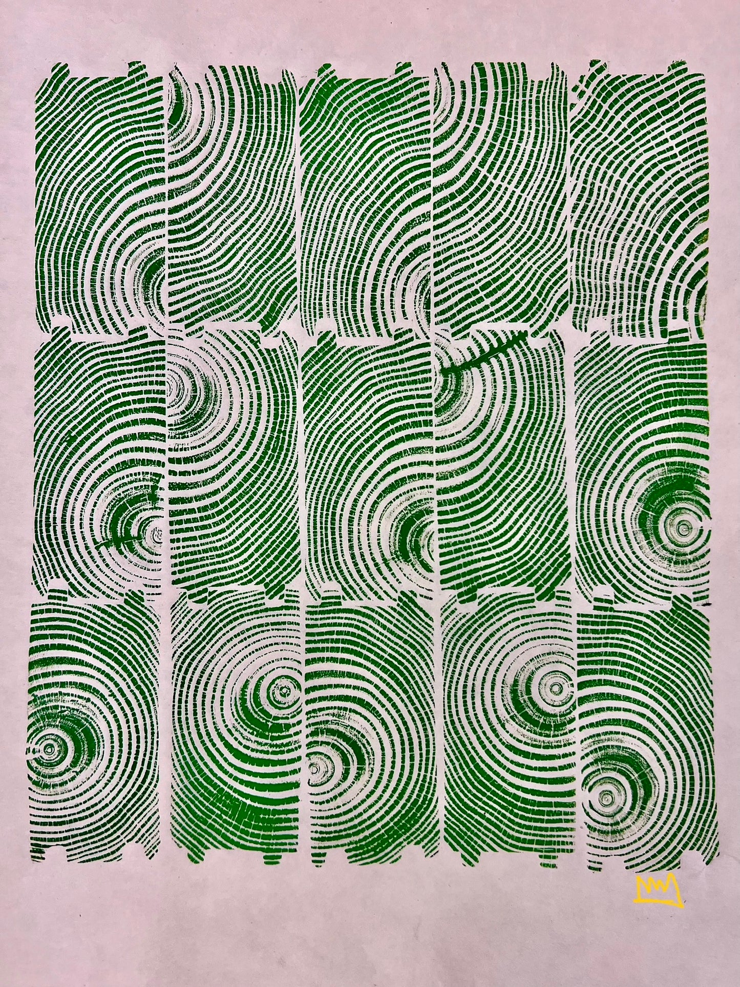 Entropy End Grain Print