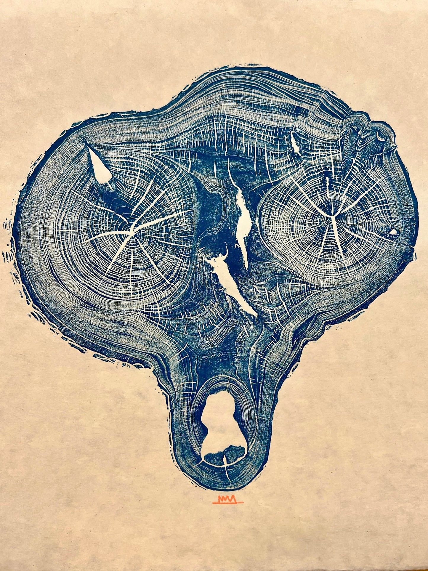 “Screaming Elm” Tree Print