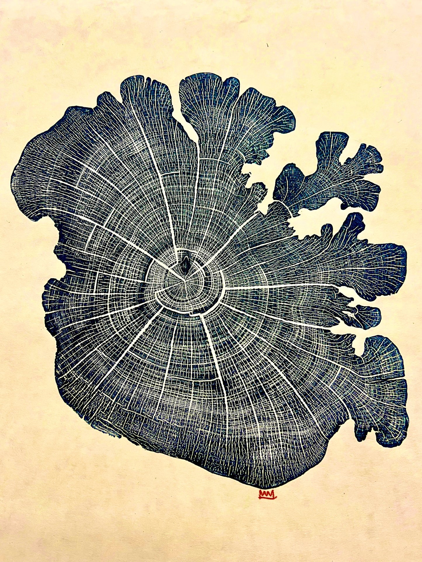 “Dendrite” Eastern Red Cedar Tree Print