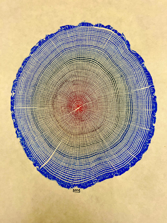 Mountain Oak #4 Tree Print