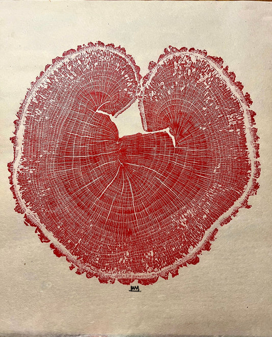 Valentines Day Oak 2026 Tree Print