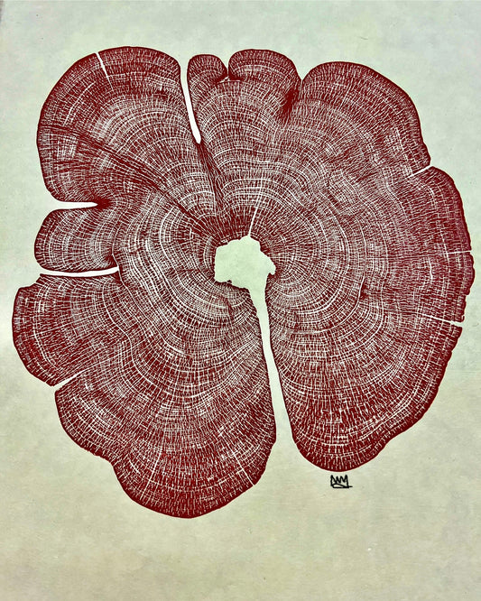 Eastern Red Cedar No. 63 Tree Print