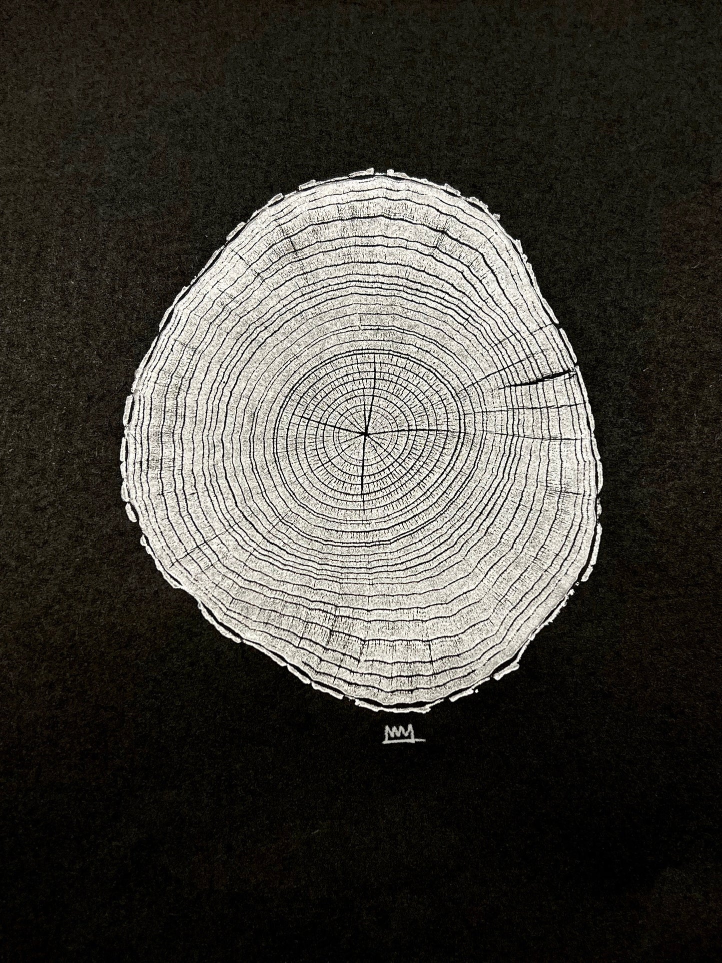 Silver Red Bud Tree Print