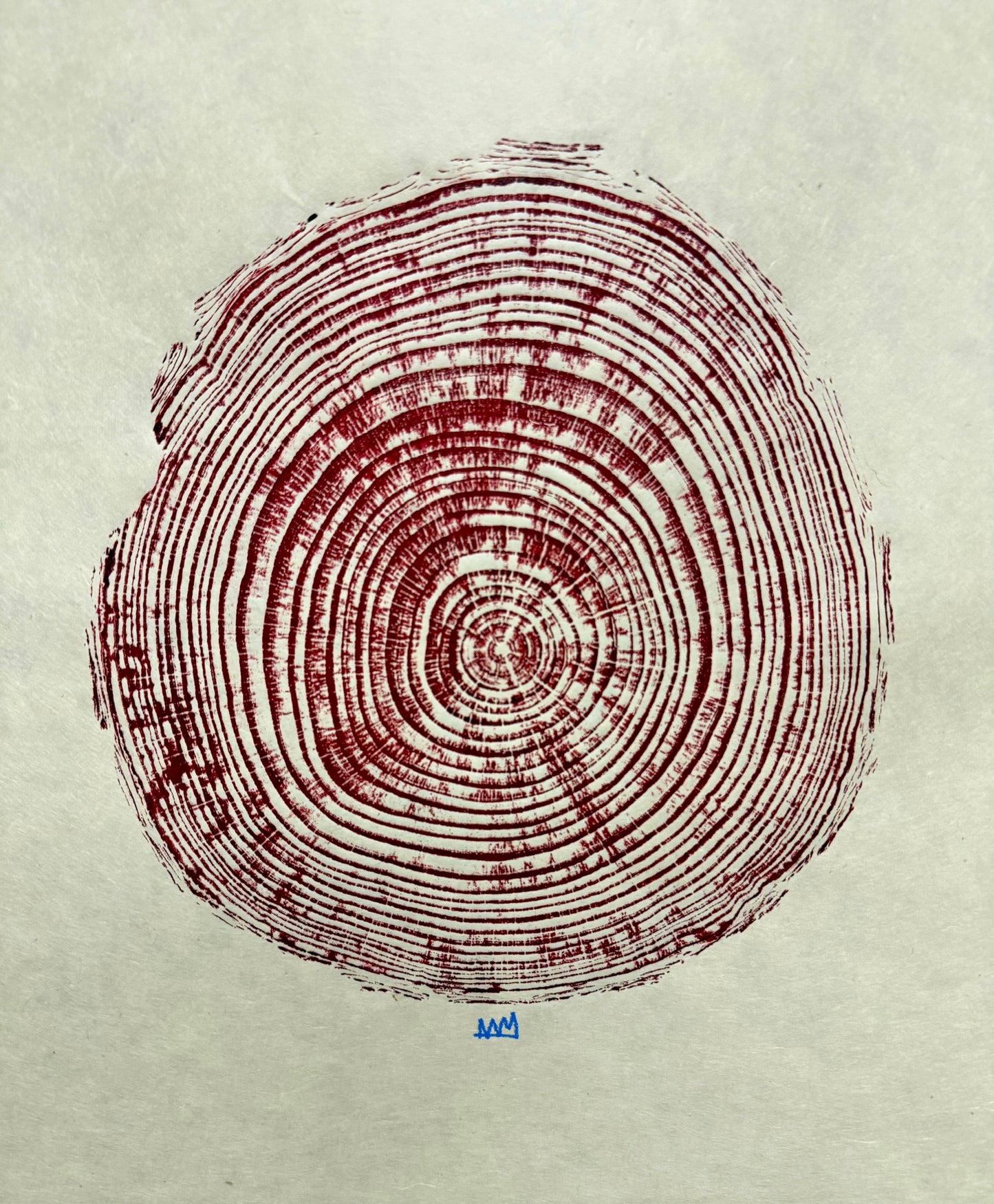 Day 5 “Bleeding Pine” Tree Print