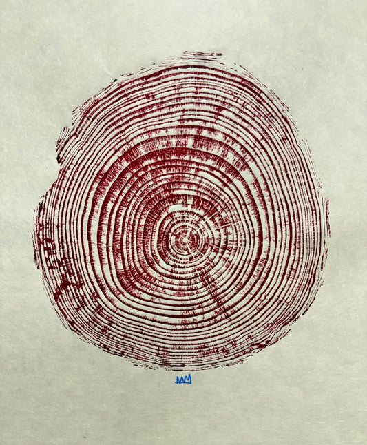 Day 5 “Bleeding Pine” Tree Print