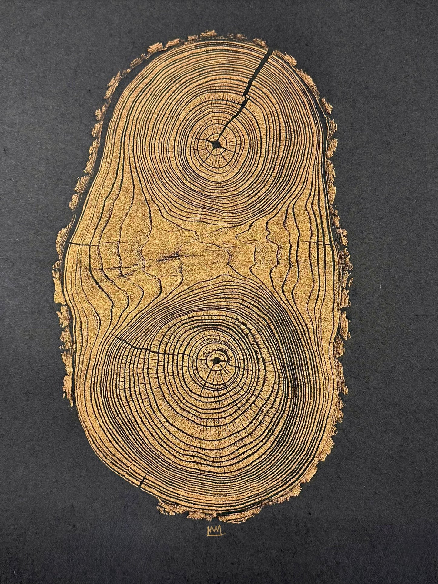 Day 1 Chinaberry Copper Tree Print