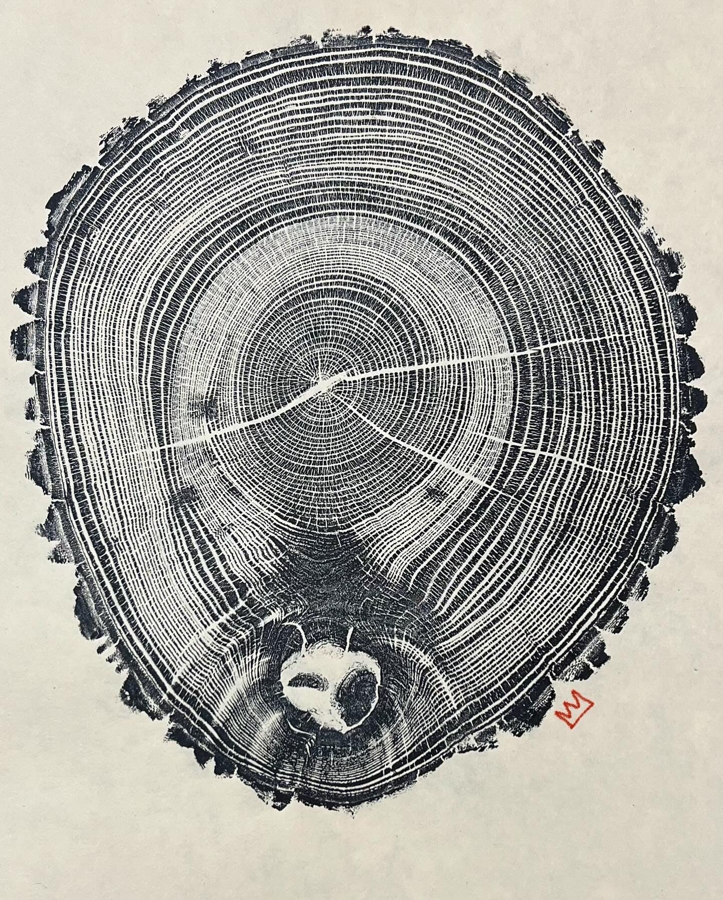 Ash Relief Print