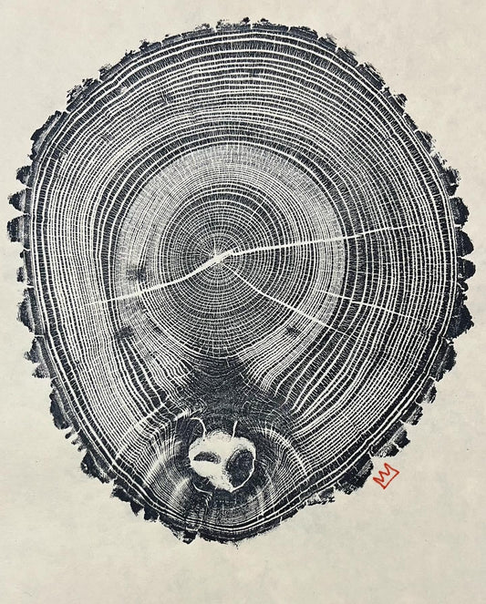 Ash Relief Print