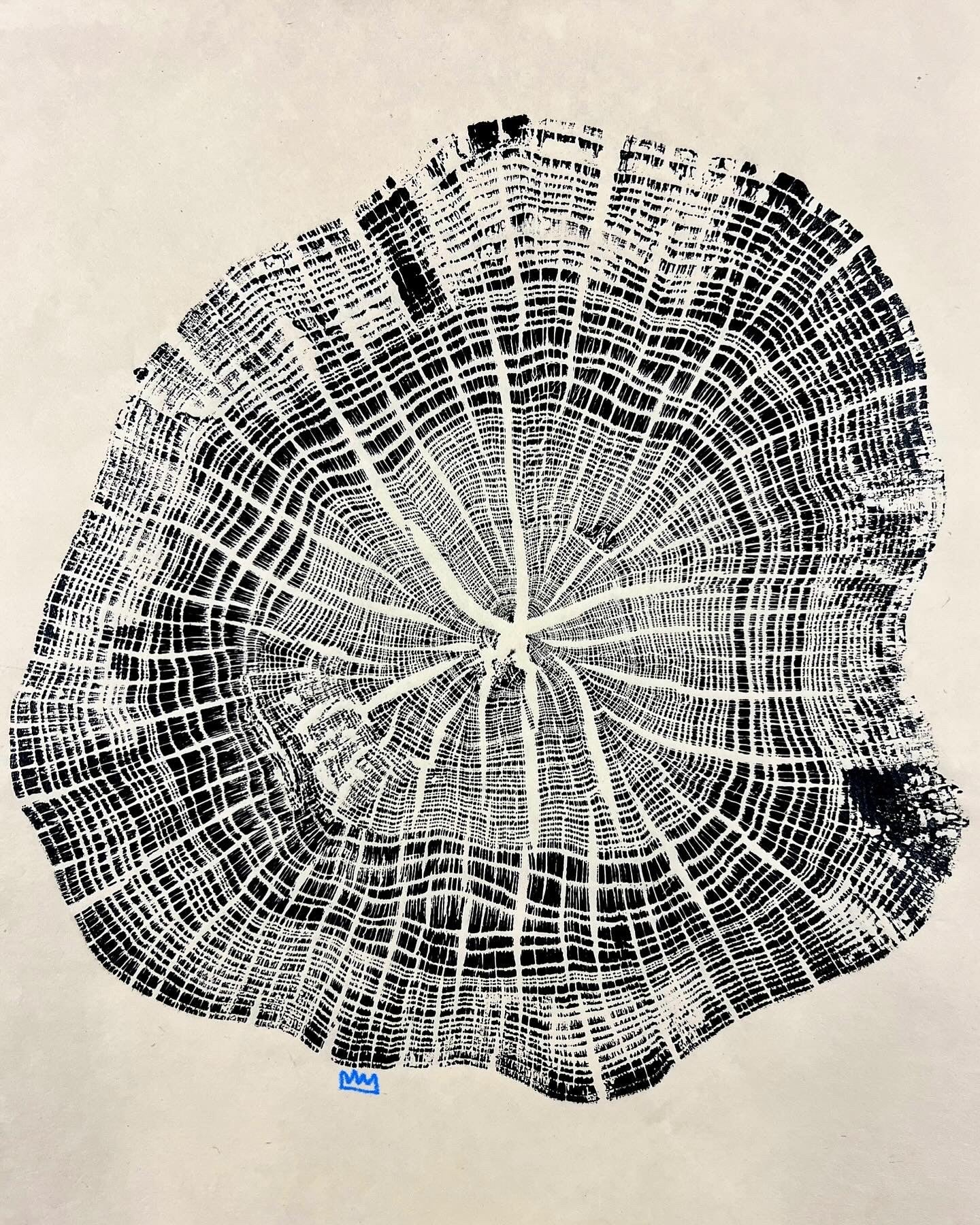 Decayed Oak Tree Print