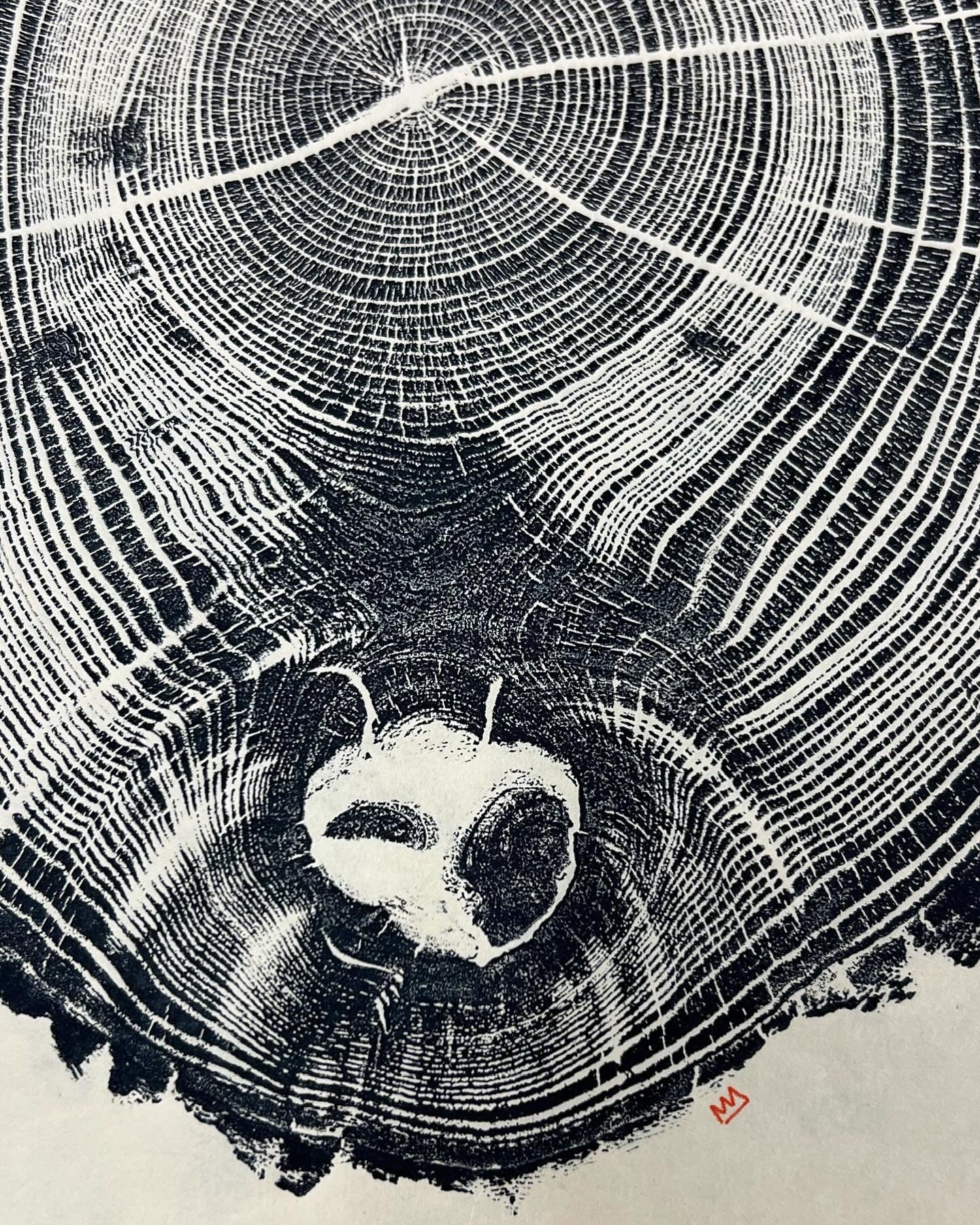 Ash Relief Print