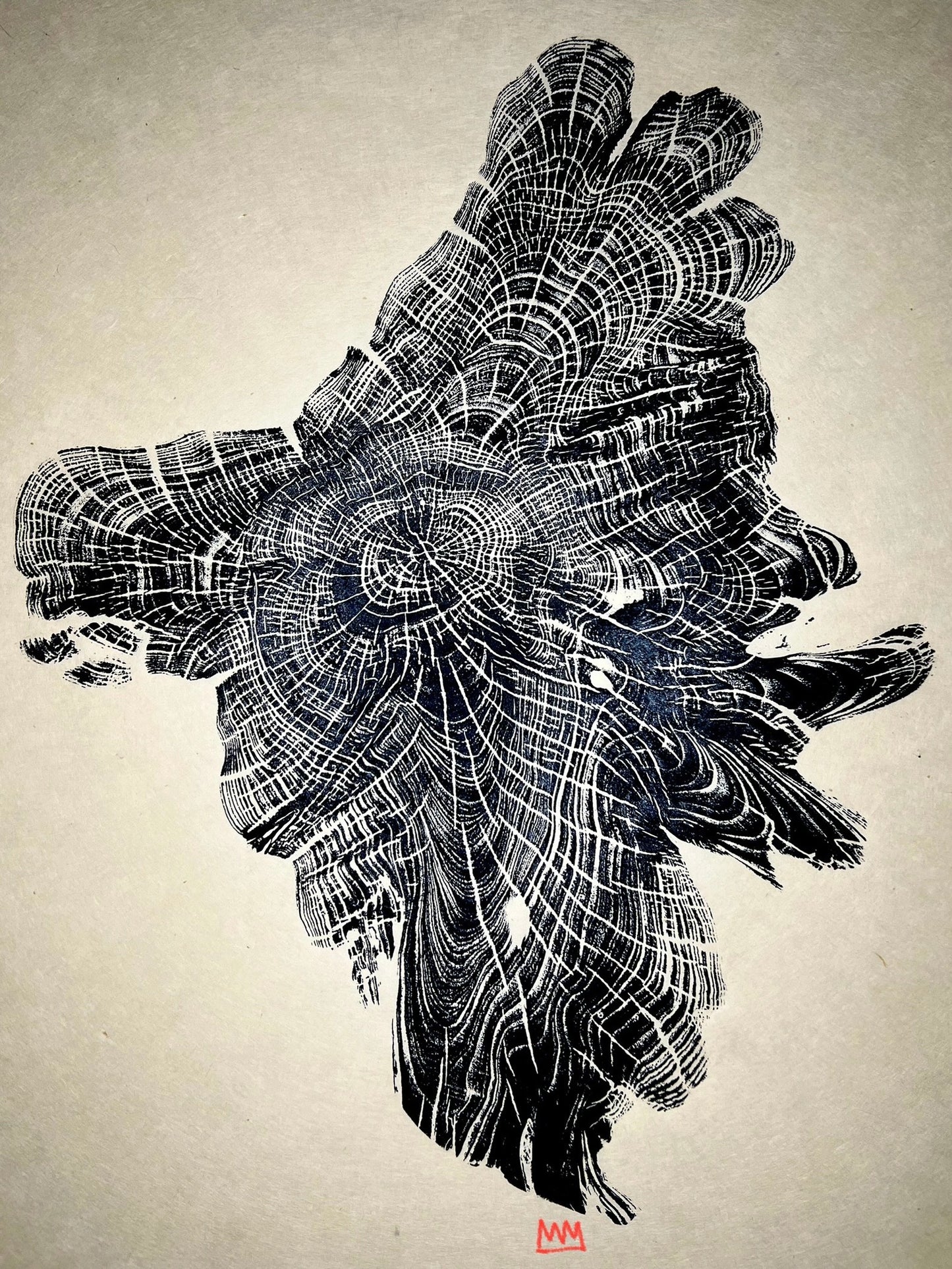 Eagle Cedar Tree Print